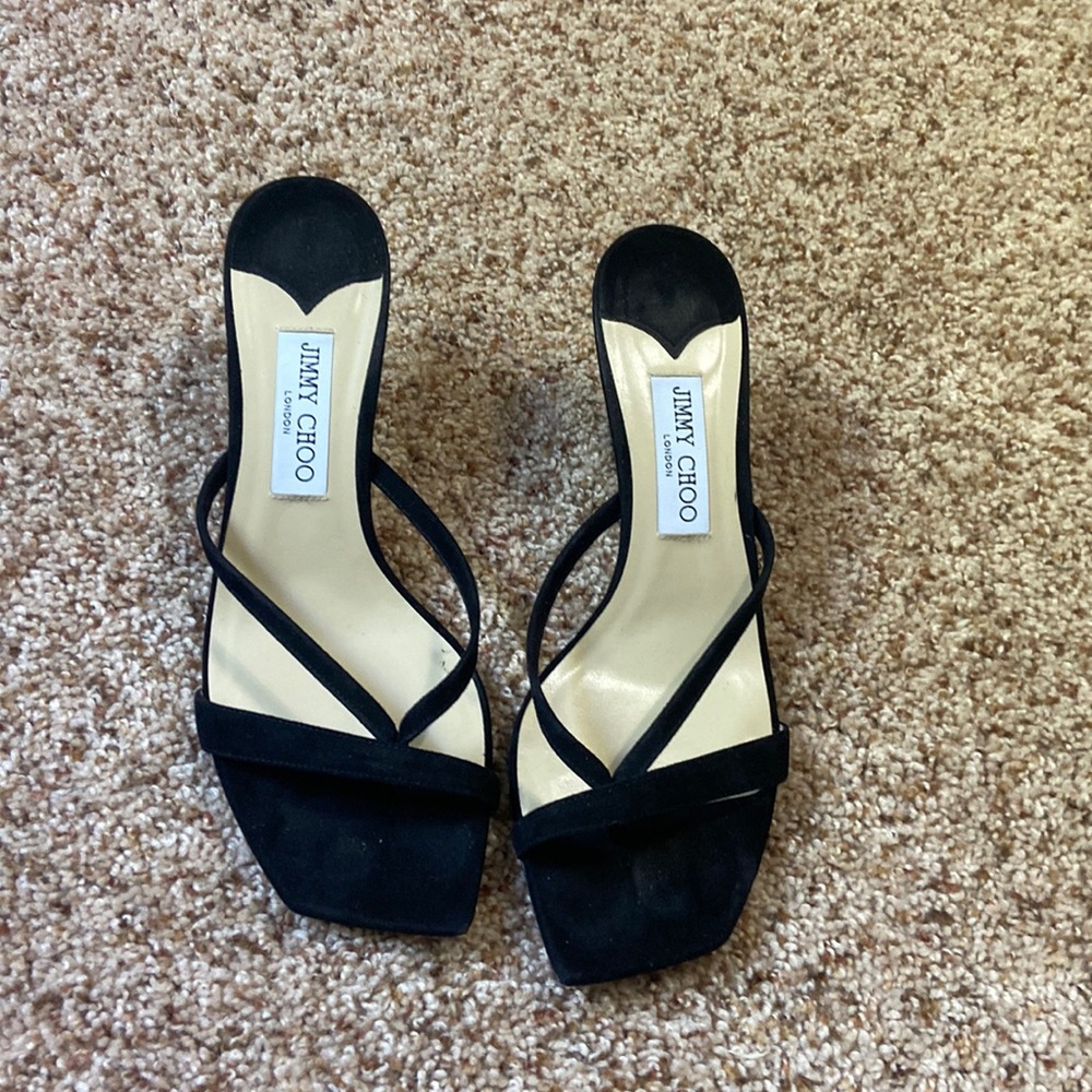 jimmy choo black heels